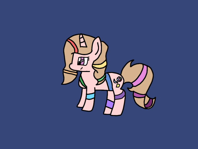 Sporty Active- Rainbow fan (Unicorn)