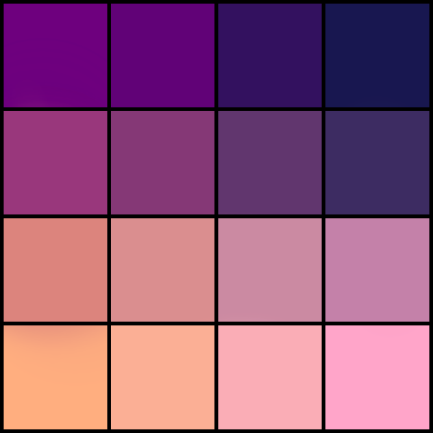 4 colors mix