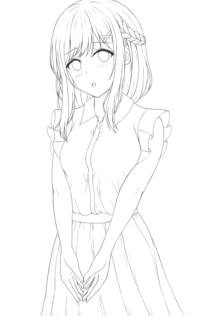 線画7