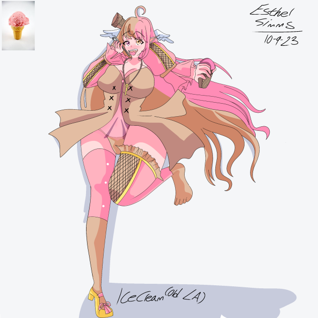 アイスクリーム [OLD LINEART]