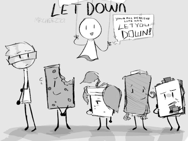 let down sketch