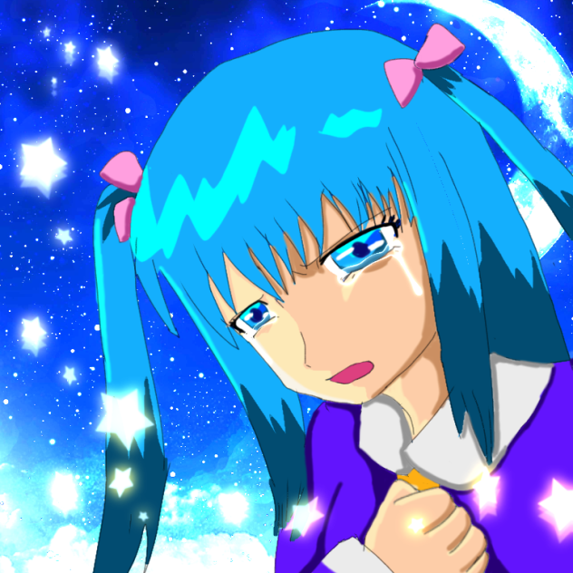 表情練習！悲しみ！アニメ塗り