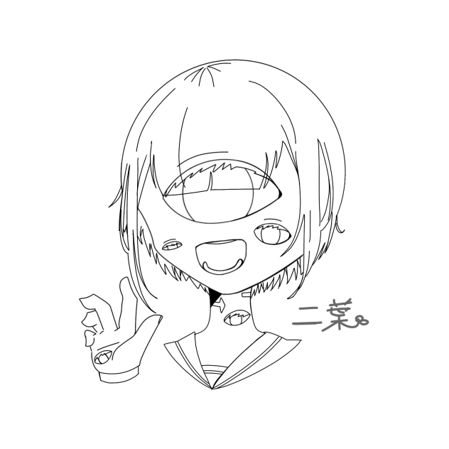 線画！
