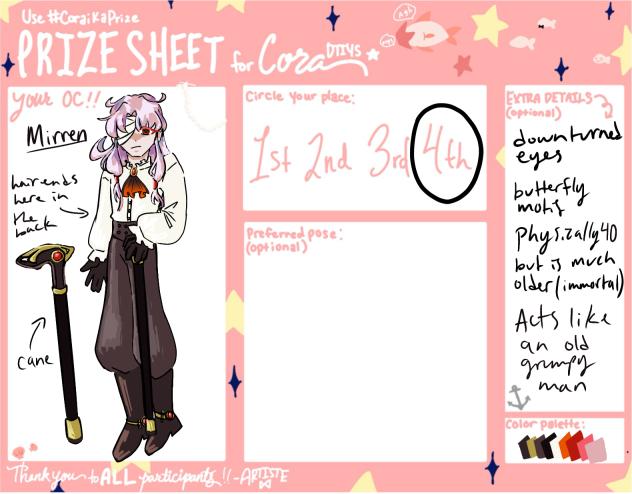 CoraDTIYS Prizesheet