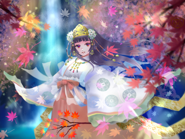 Autumn Goddess~龍田姫 ibisPaint