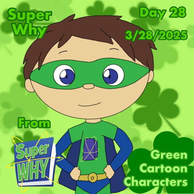 Green Cartoon Characters Day 28 Whyatt