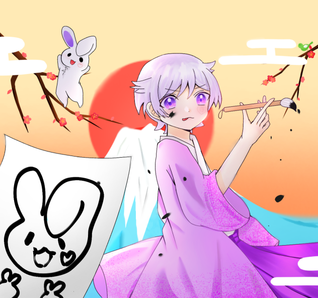初兎さん 正月 - ibisPaint
