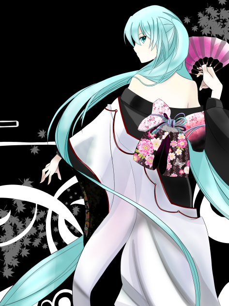 初音ミク  和服
