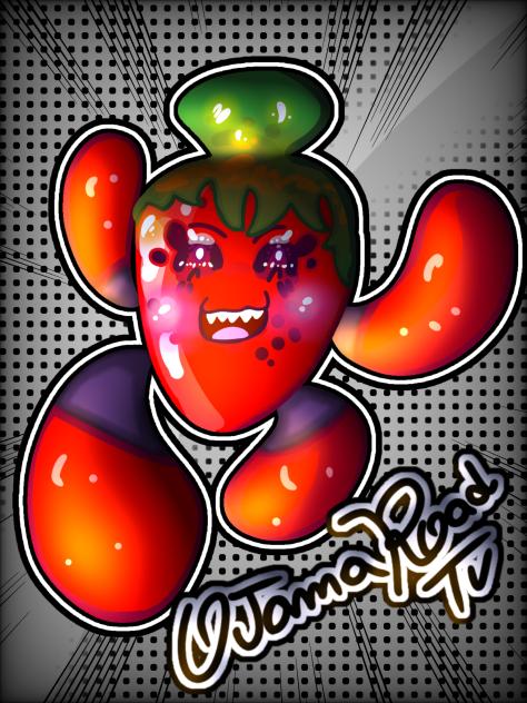 Just a strawberry