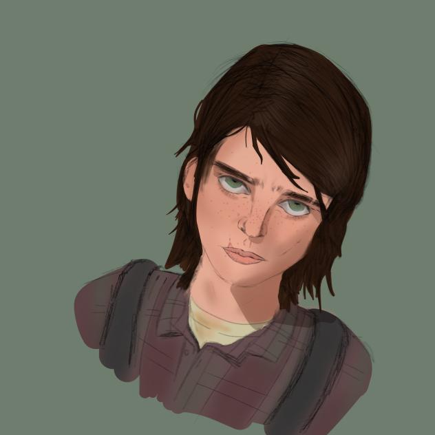 Ellie from the last of us! Colored - ibisPaint