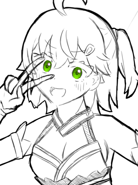 みこちラフ