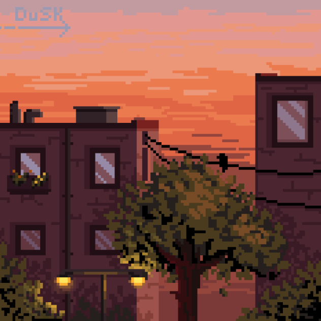 Good evening (pixel)