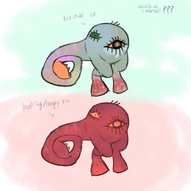New creature! - Weirdcore OC creatures
