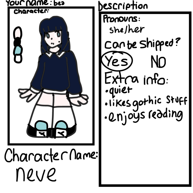 character sheet   æ