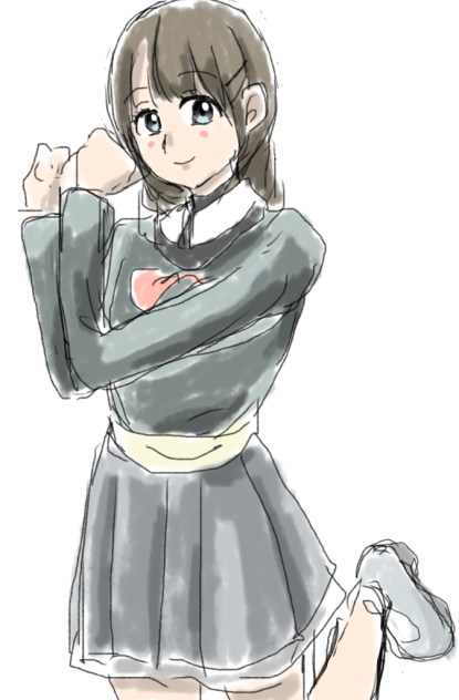 踊る女の子