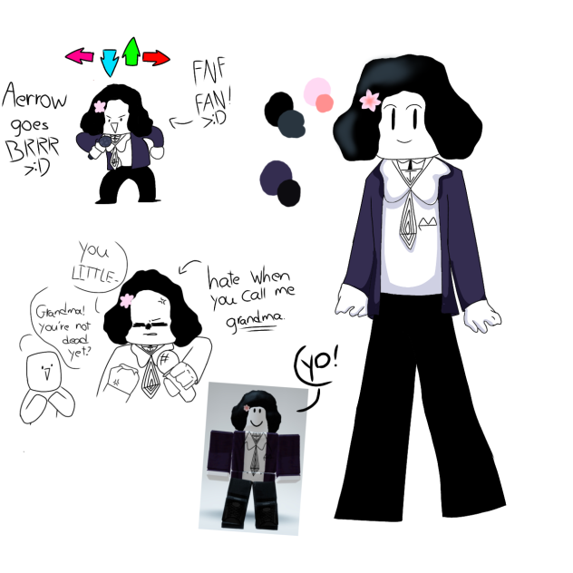 I drew my Roblox avatar cuz why not