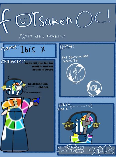 b-bro i made oc forsaken💀