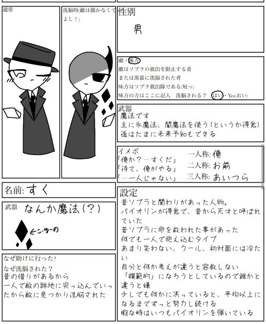 キャラ募ぉぉぉぉ