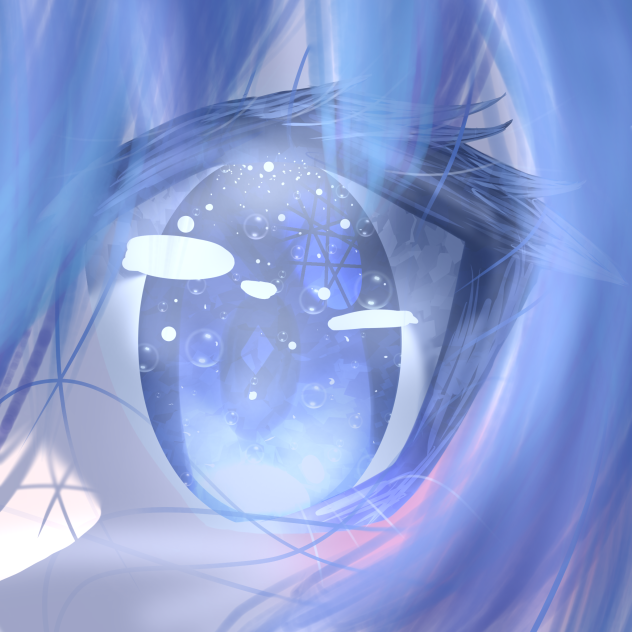 お目目💙🤍