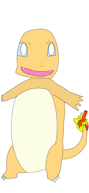 夜の合計203分お絵描きポケモン勝負