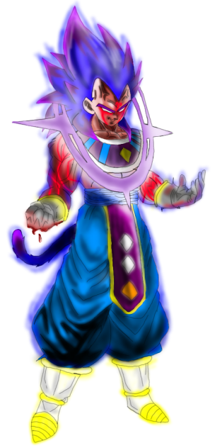 Vegeta Hell's Ego unperfected(coloring)