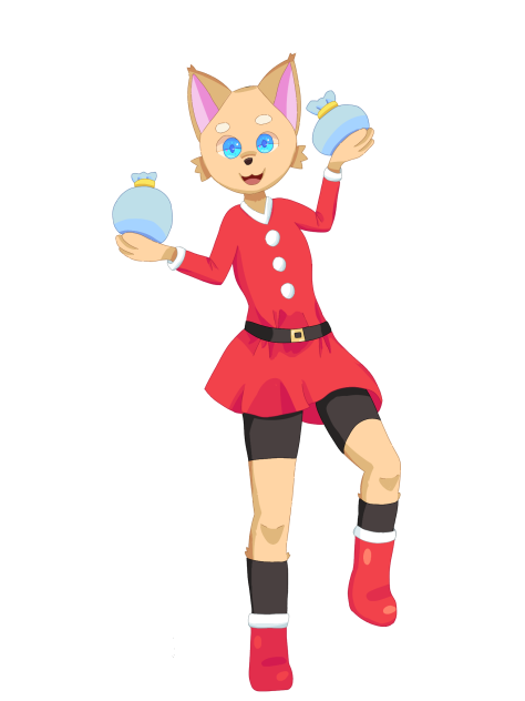 犬のサンタガール