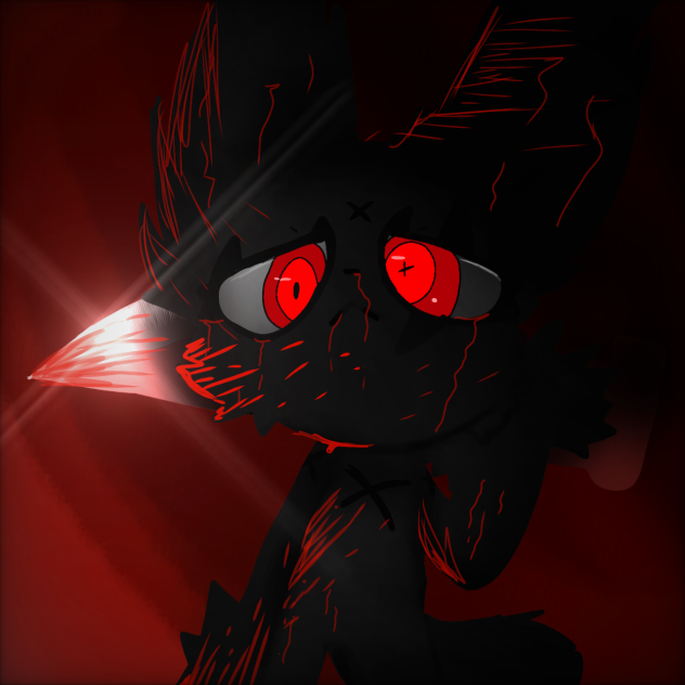 demon wolf dark blood