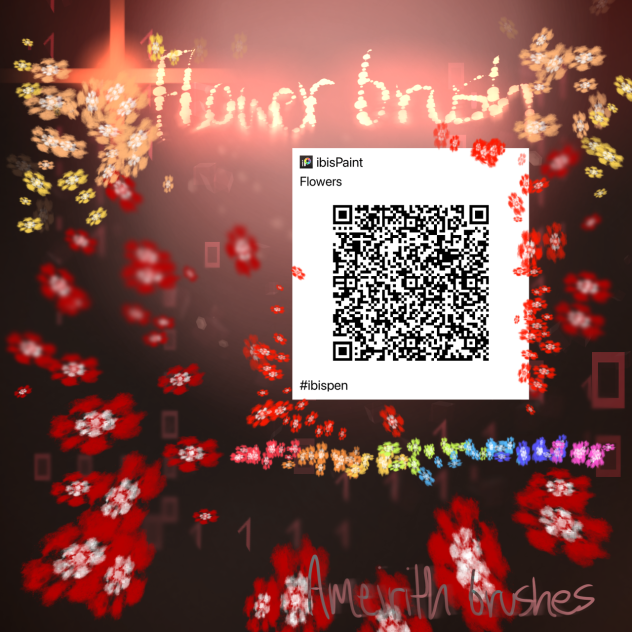 Flowers brush - ibisPaint