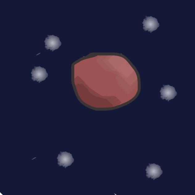 Bouncing Meteoroid in space