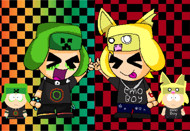 Scene Kyle and E Boy Tapan