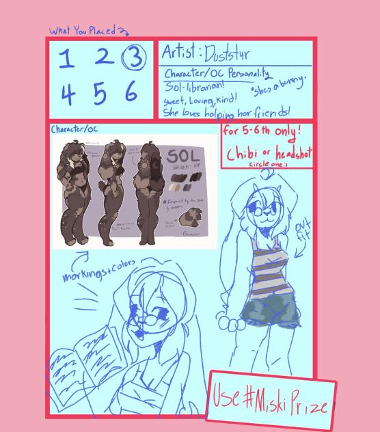 Dtiys prize sheet!