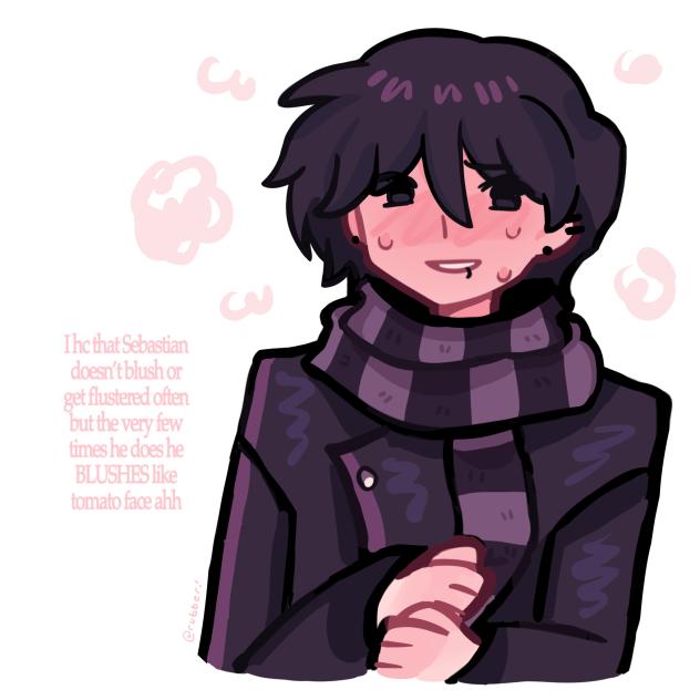 flustered sebastian