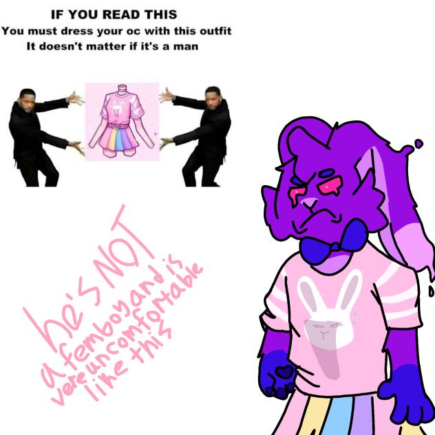 Nebula doesn't like skirts
