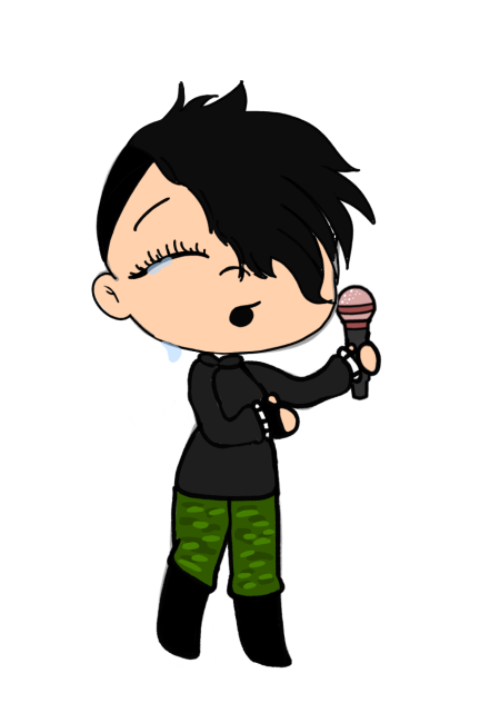 Singer girl made in ibisPaintX GLMV - ibisPaint
