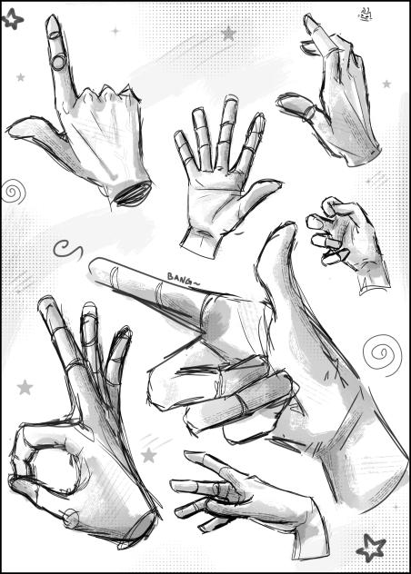 Catto hand practice