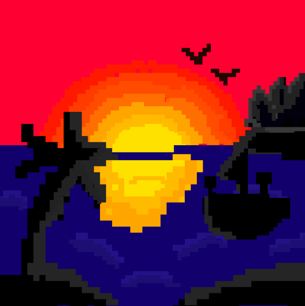 sunset - ibisPaint