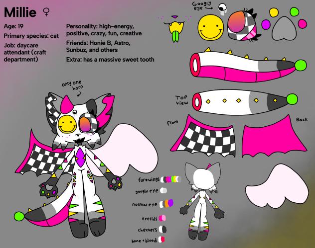 Millie ref + minor redesign