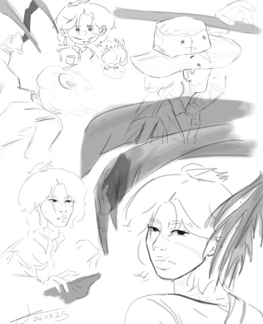 Just some sketches - ibisPaint