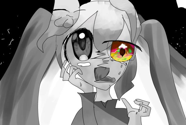 零明を擬人化してのだ風に描いた☆