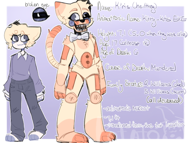 -Kris Ref sheet(FnaF AU)-