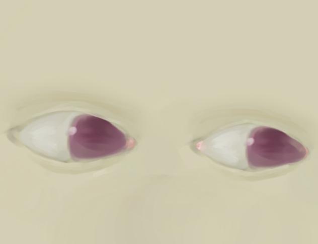glances at you