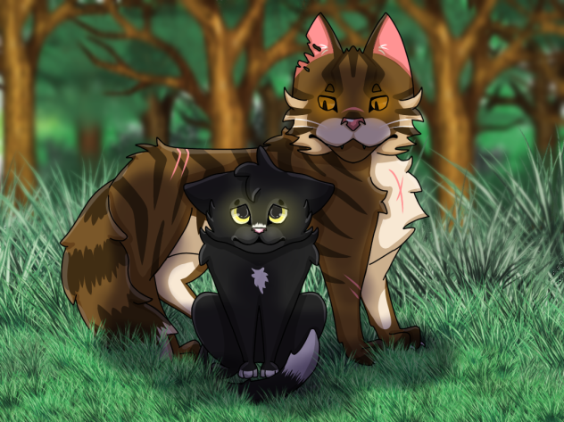 Tigerclaw and Ravenpaw