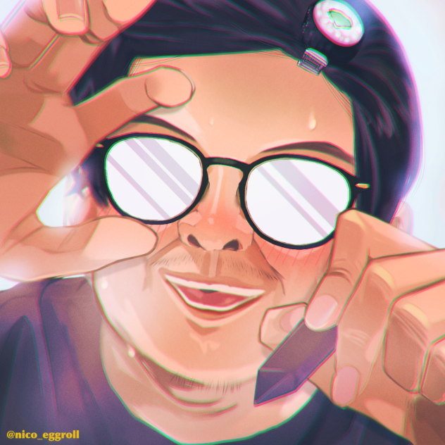 絵を描くモブおじ