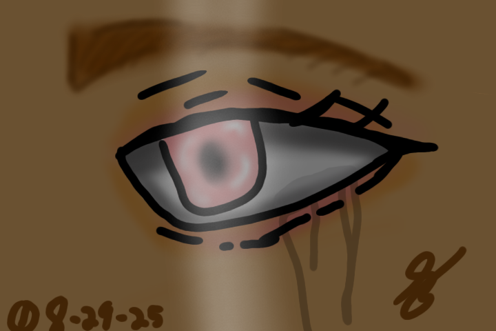 eye in dark - ibisPaint