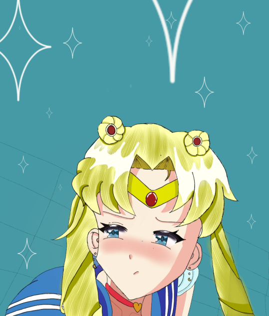 my sailor moon style drawing ibispaint - ibisPaint