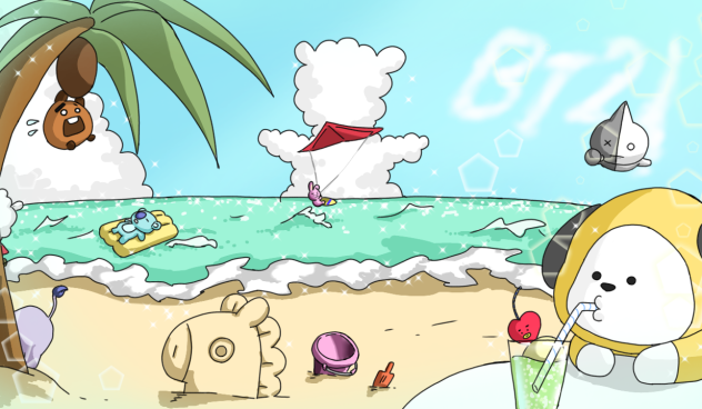 BT21 summer vacation