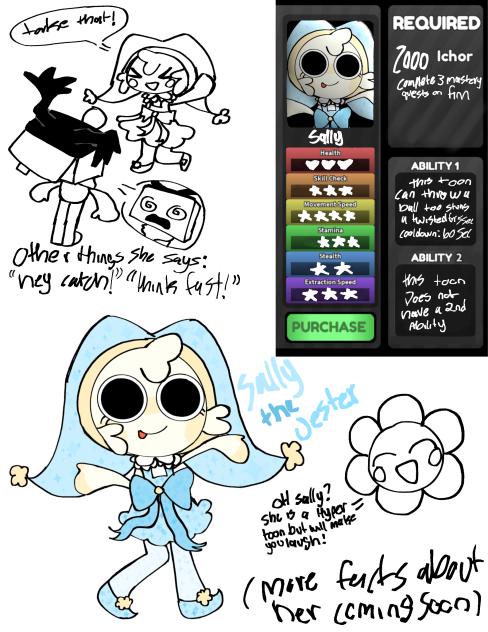 New dandys world oc sally!🗣️🌸