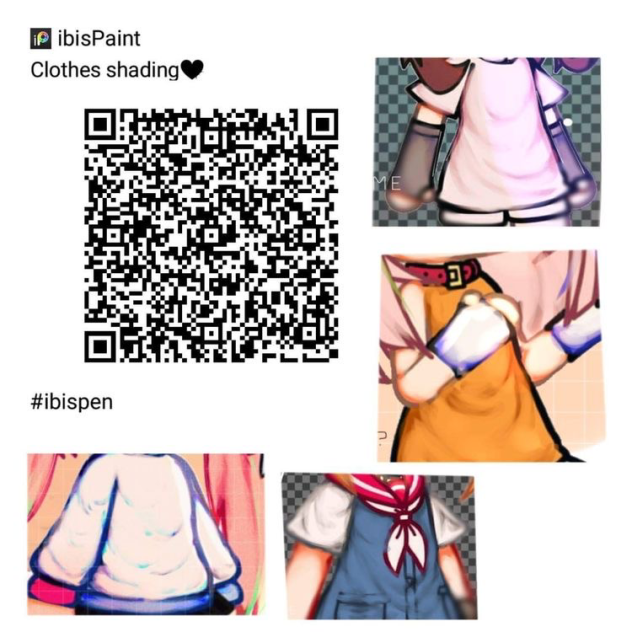 Shading clothes code (not mine) - ibisPaint