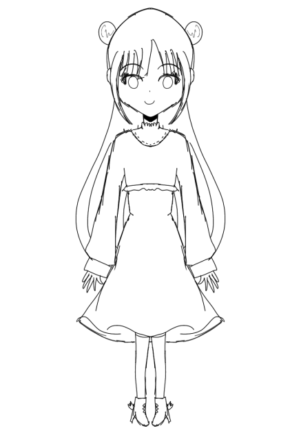 ファンアート　ラフ