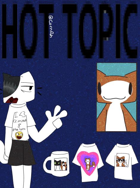 Hot topic OC merch